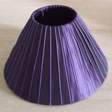 Purple moiré lampshade