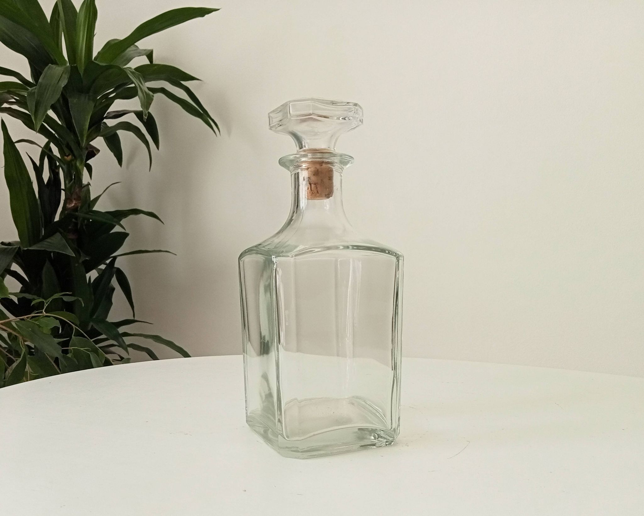 Carafe à whisky ancienne art déco