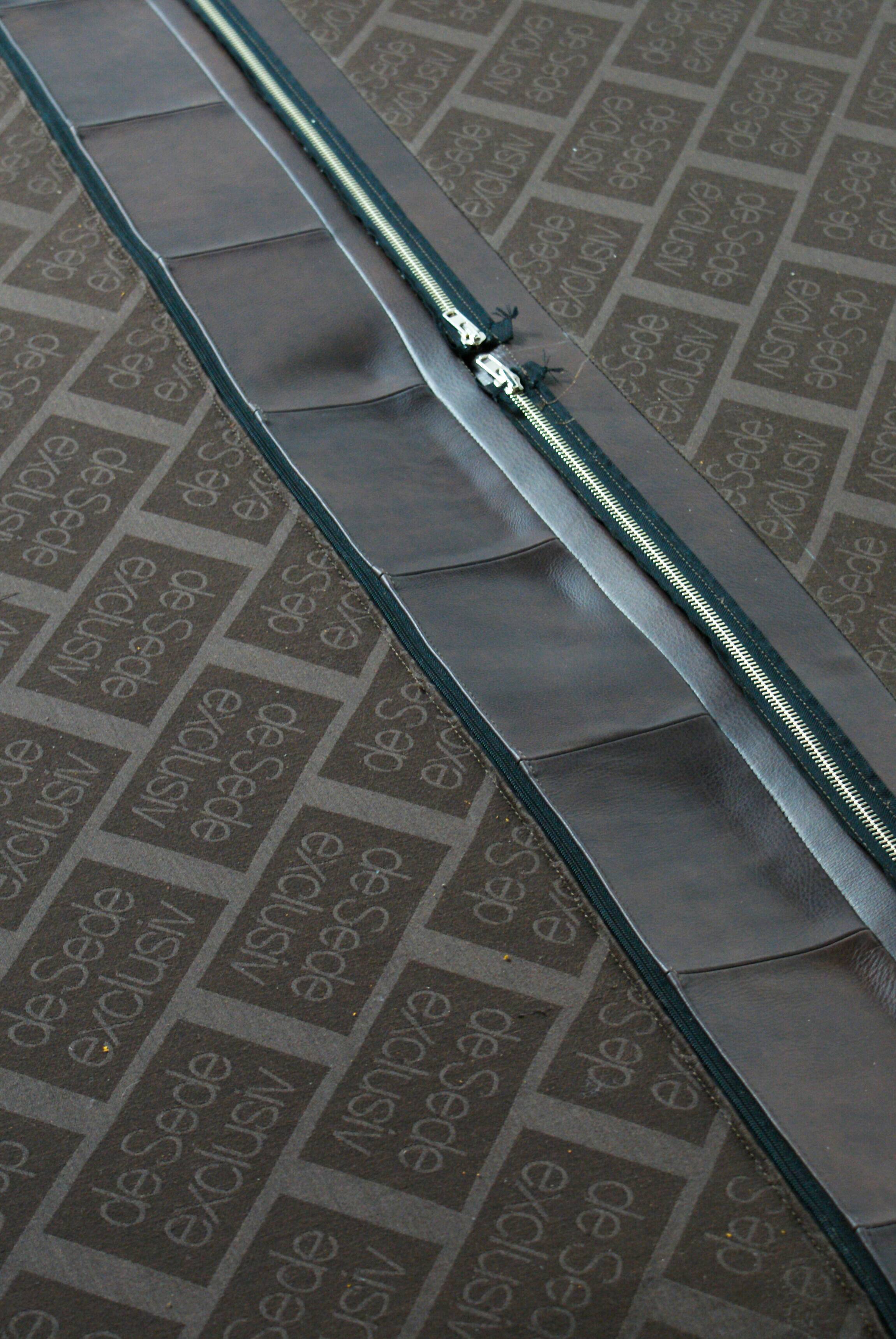 DS-85 Vintage Brown Leather Sofa by De Sede