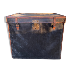 malle de voyage hippomobile - cuir