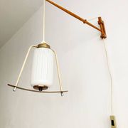 Applique murale sculpturale tchèque des années 1960 – Design en acier et bois constructiviste