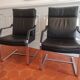 Knoll International leather armchair by R. Glatzel