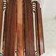 Mid century design pendant light werner schou, seventies
