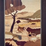 Tableau en marqueterie