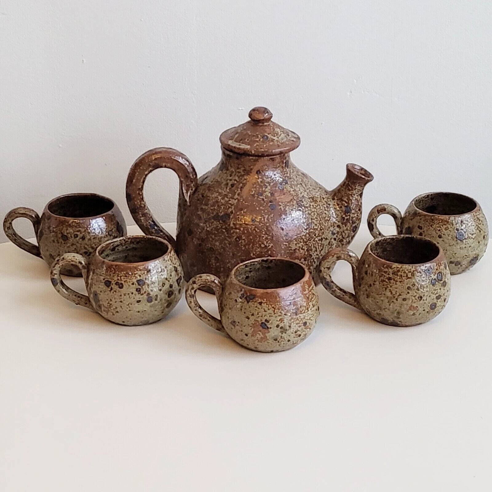 Vintage stoneware coffee service 1970
