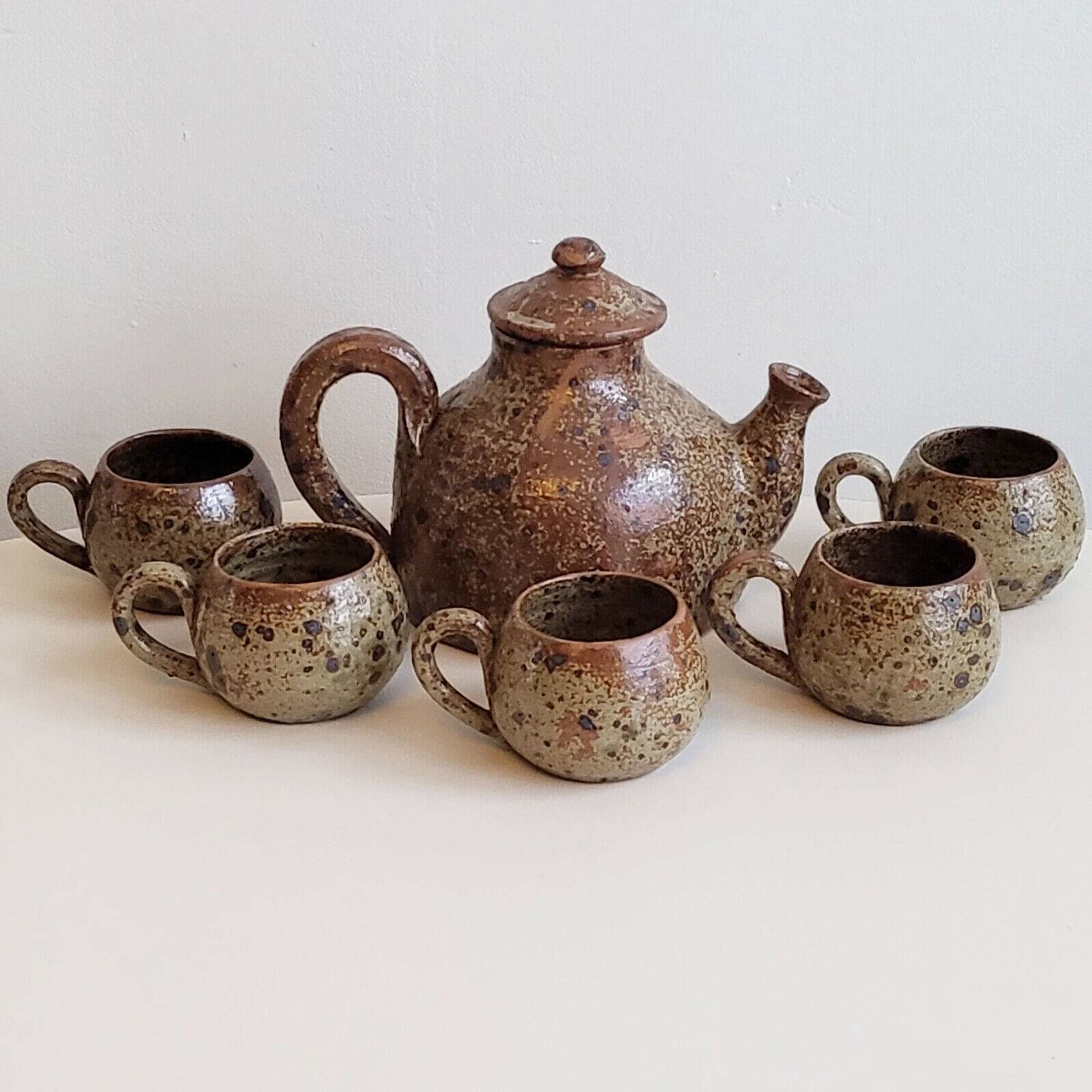 Vintage stoneware coffee service 1970