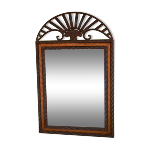 Miroir avec cadre en fonte