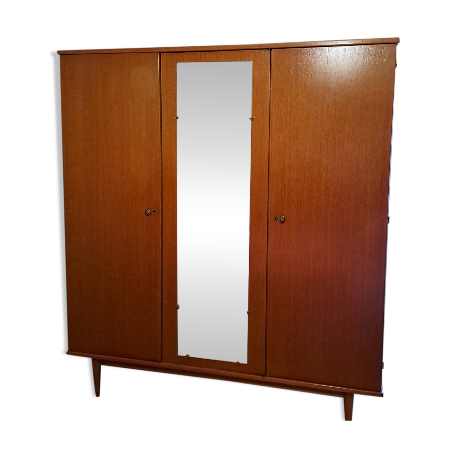Vintage wooden wardrobe