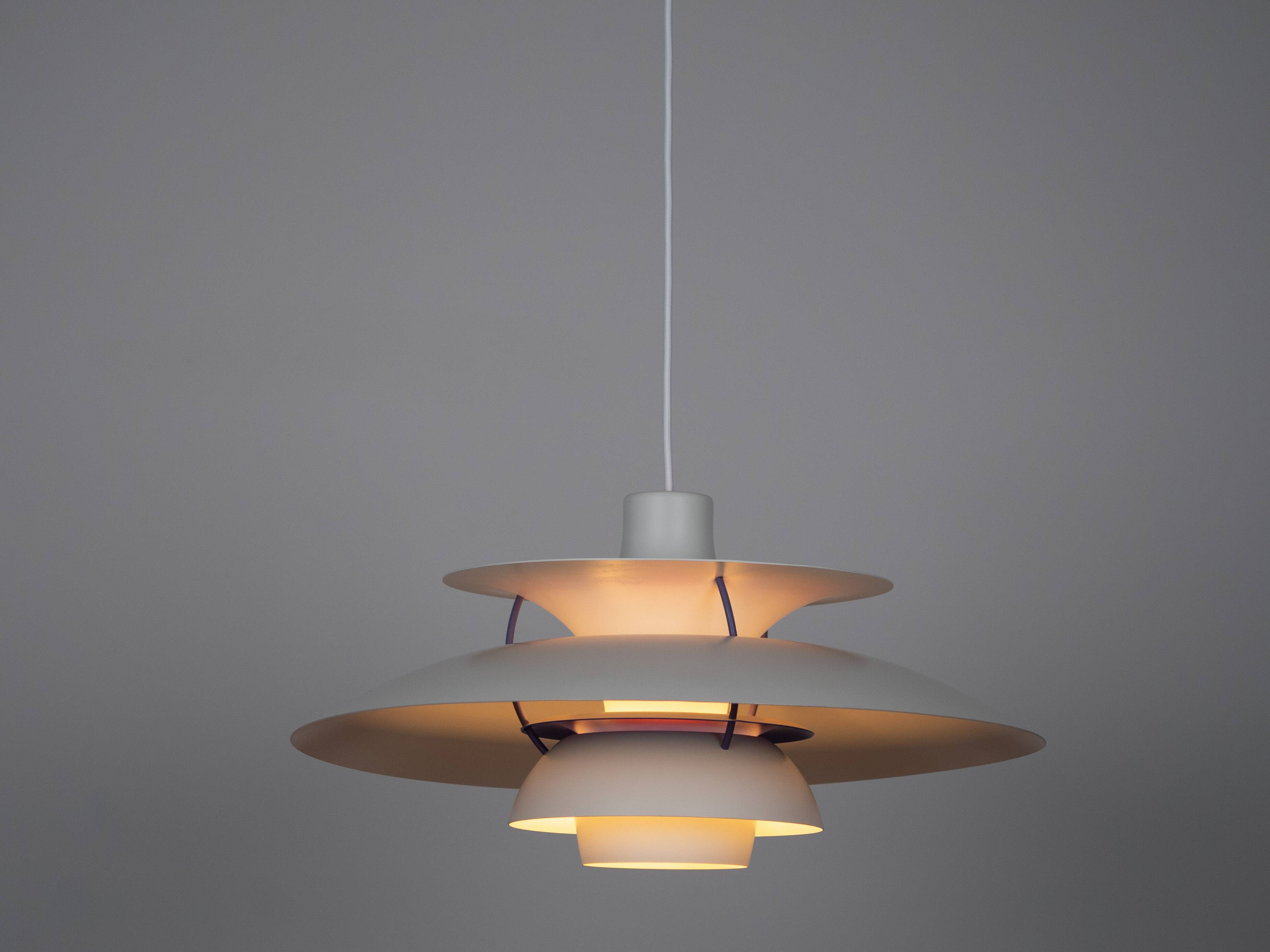 Danish vintage PH 5 pendant lamp by Poul Henningsen, Louis Poulsen, 1958