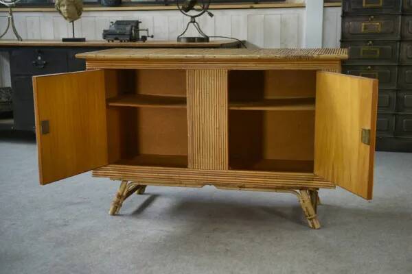 Buffet en rotin 1960’s
