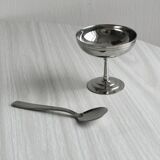 6 coupelles sur pied en inox Letang Remy