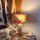 Vintage stoneware lamp