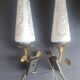 Pair of Art Deco wall sconces from the 1960s.