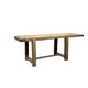 Console - raw oak carpenter's table from the 1930s