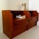 Paire de tables de chevet en teck