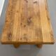 Vintage solid oak coffee table