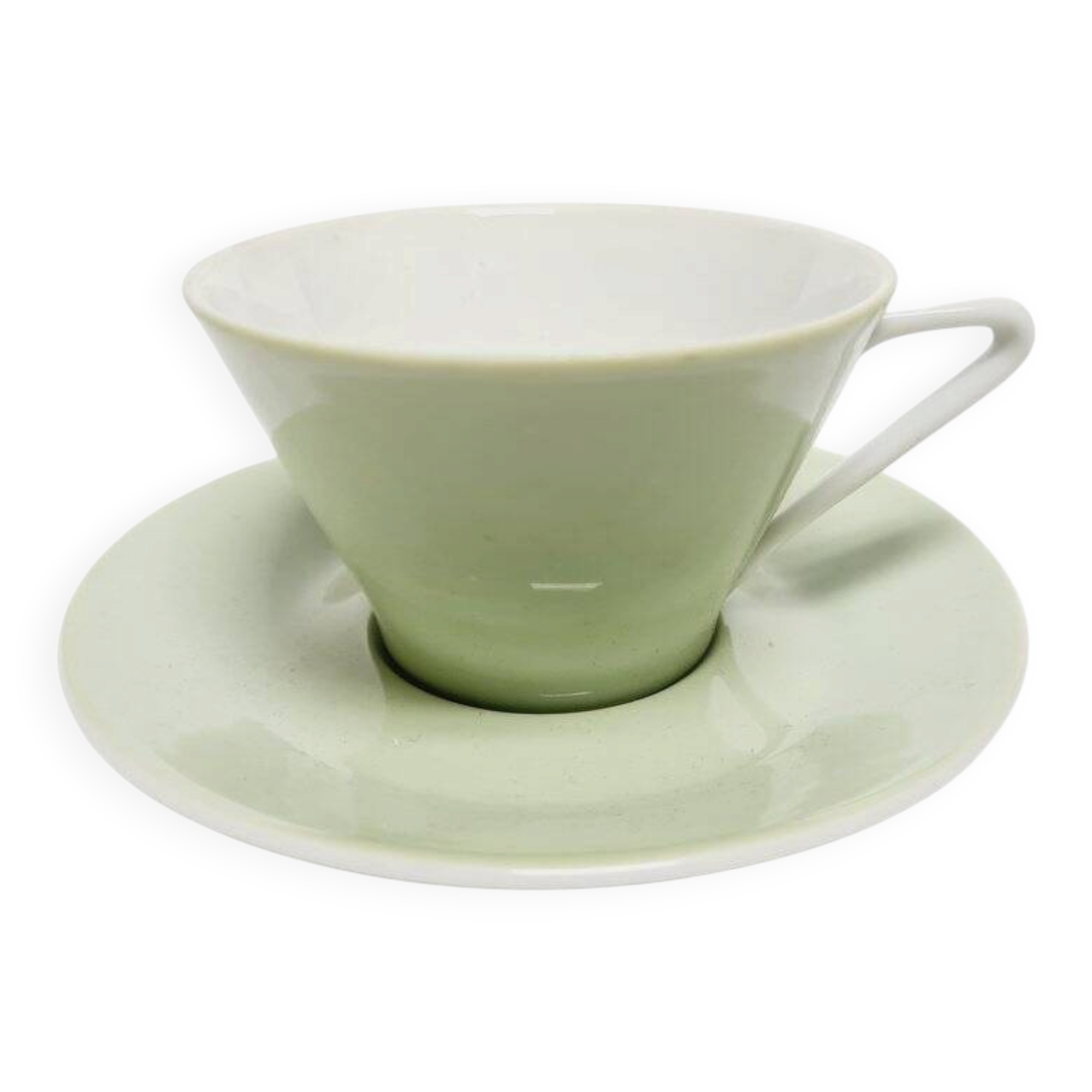 Tasse et soucoupe postmodernes, Autriche, années 1960, ensemble de 2