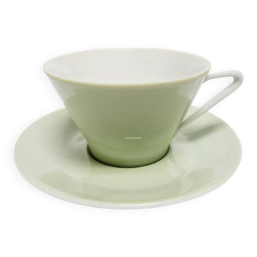 Postmodern cup and saucer, Austria, 1960s, set of 2