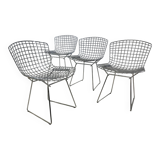 Set of 4 Harry Bertoia chairs for Knoll