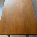 Vintage wooden portfolio table