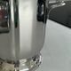 Stainless steel champagne bucket by Guy Degrenne, antique metal decoration - accessory