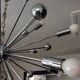 Sputnik XXL chandelier of the 60s-70s chrome metal 20 lamps