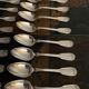 12 forks and 12 spoons.old .silver metal