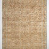 Grand Tapis Vintage Saumon et Beige, Motifs Classiques, 298x400 Cm