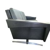 Vintage 70s armchair / sofa / couch with chrome frame