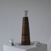 Large stoneware table lamp base | Irma Yourstone | Sweden | 1960s