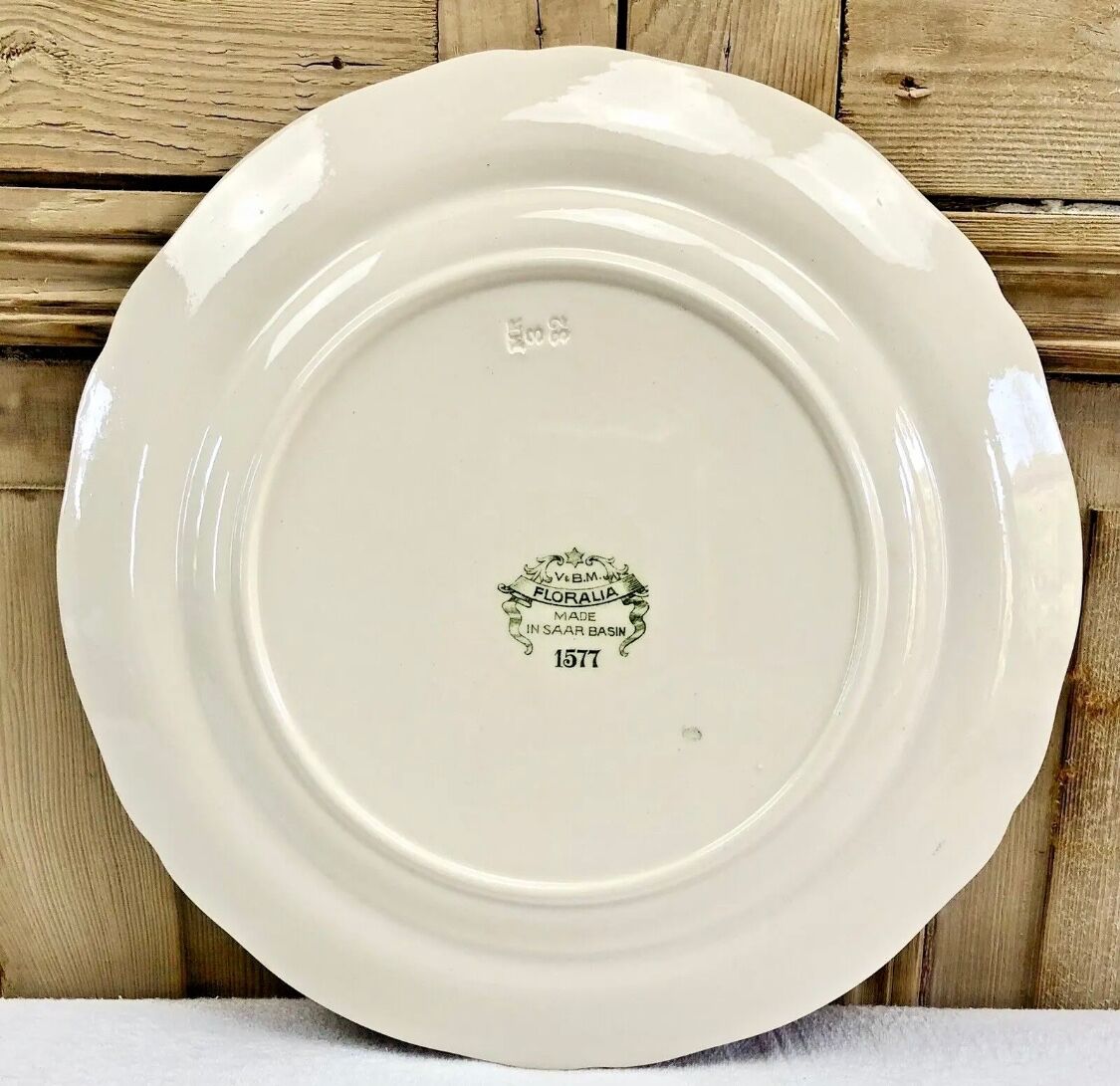 6 old flat plates model Floralia Villeroy & Boch