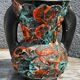 Vase amphore Rocaille, Fat Lava