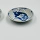 Lot of 2 Vintage Koi Carp Plates