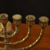 Ancient Menorah, 7-pointed bronze candlestick