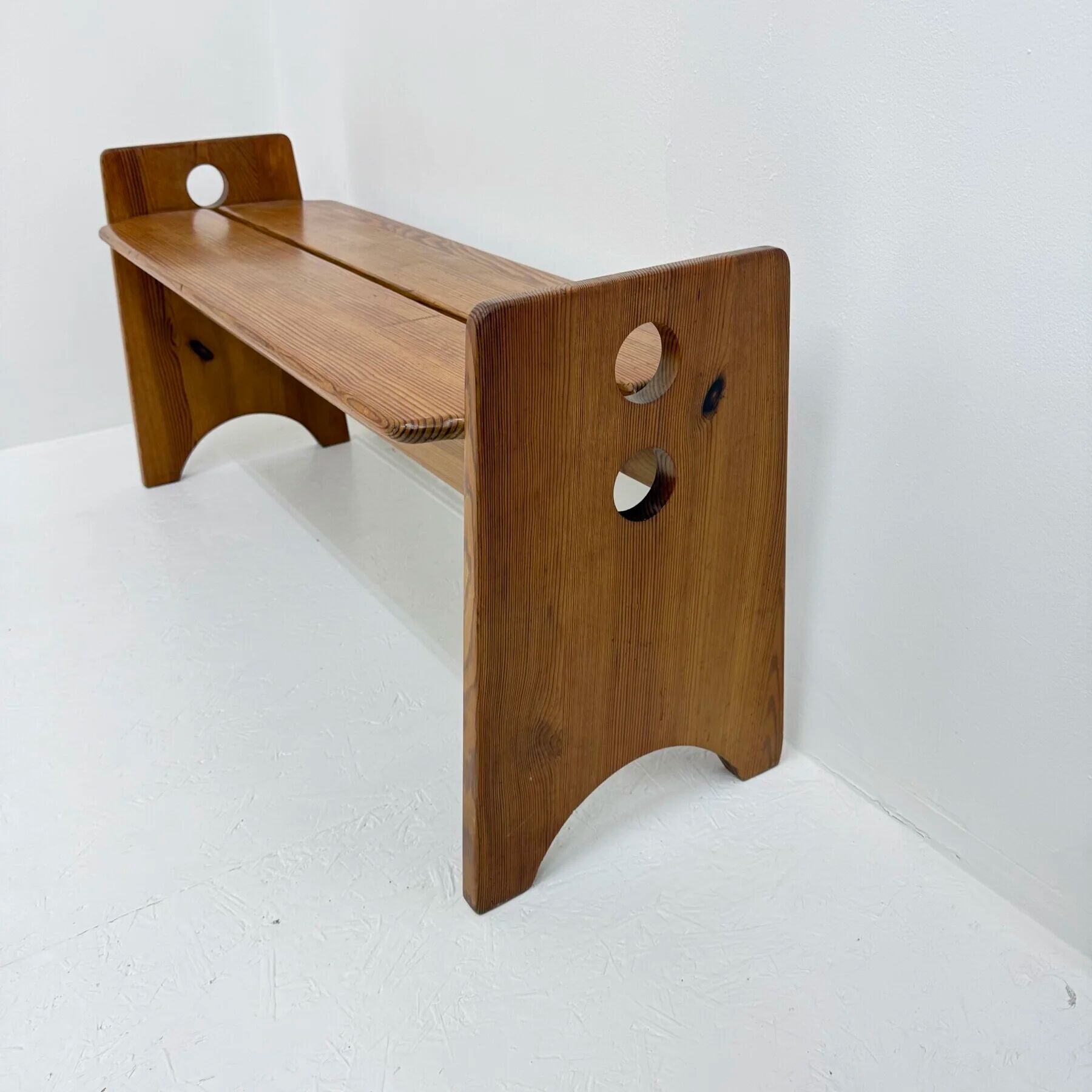 Mid-century modern bench by Gilbert Marklund for Furusnickarn AB, 1960s