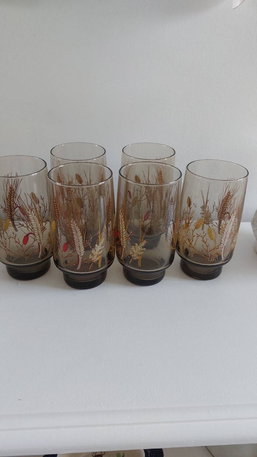 Series of 6 Tivoli glasses