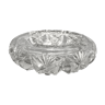 Hand-cut crystal ashtray - round 16cm