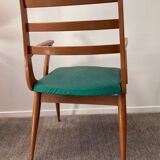 Scandinavian armchair from the 60s in solid beech