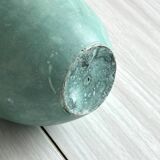 Small brass vase, grape cluster decoration