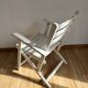 Folding wooden garden chair