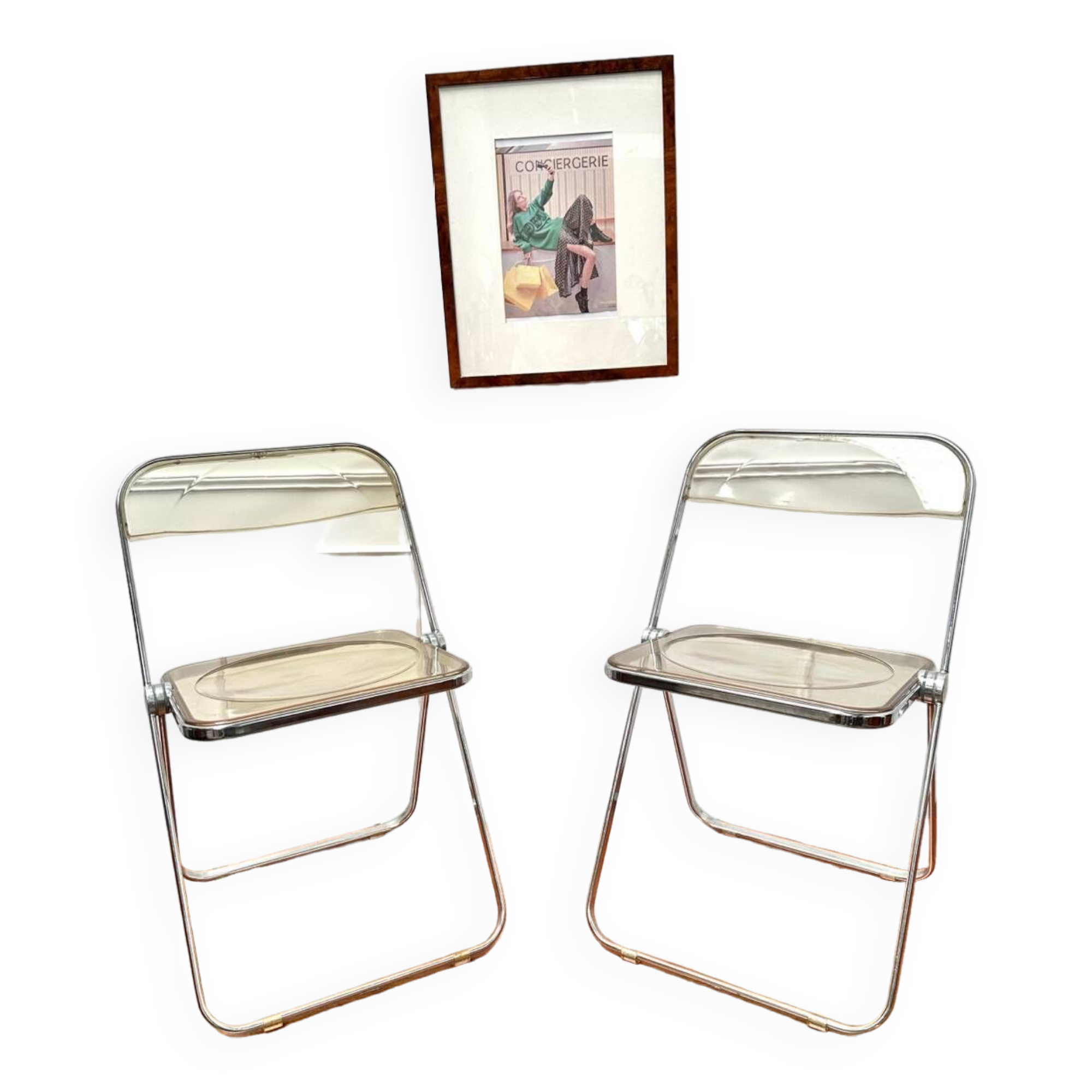 Pair of Plia Castelli chairs