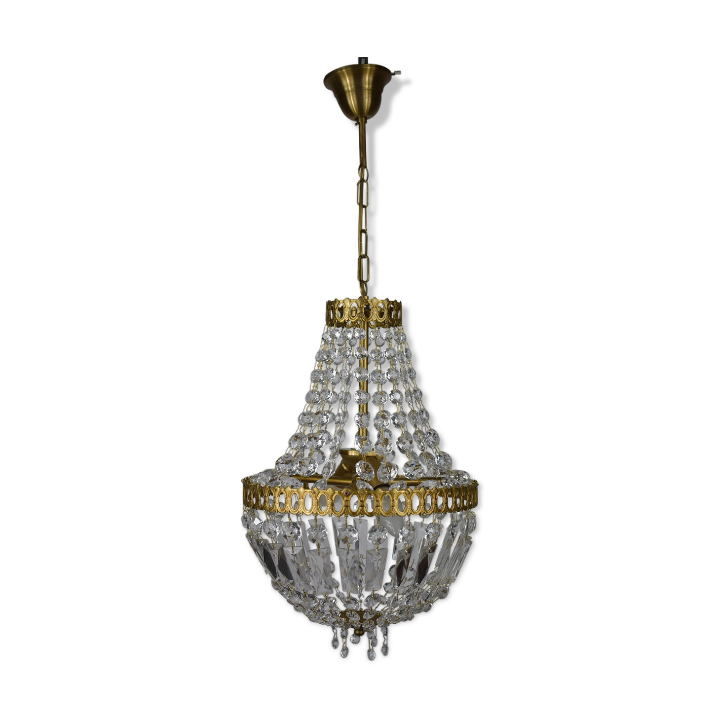 vintage glass stamped hot air balloon chandelier
