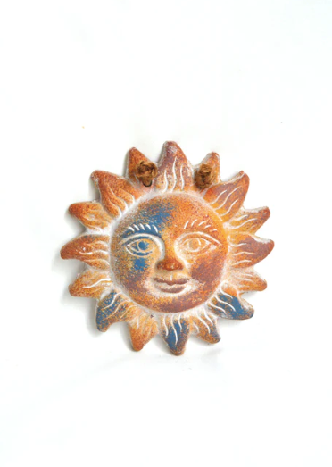 Ceramic wall sun