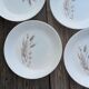 4 deep plates Sovirel in white opaline (1970)