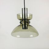 Suspension lamp made of rare glass from Limburg, 1970s