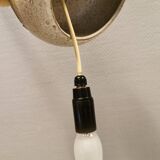 Small ceramic hanging lamp, by Danish Axel Larsen for his own company Axella,stamped inside the lamp