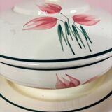 New Givors earthenware soup tureen Flora model