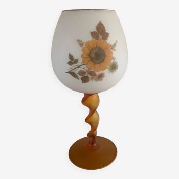 Norlean vase in frosted glass Italy