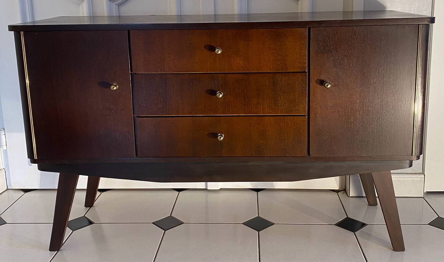 Vintage compass feet sideboard