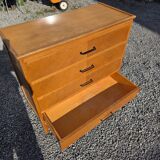 Vintage oak chest of drawers from the 60s